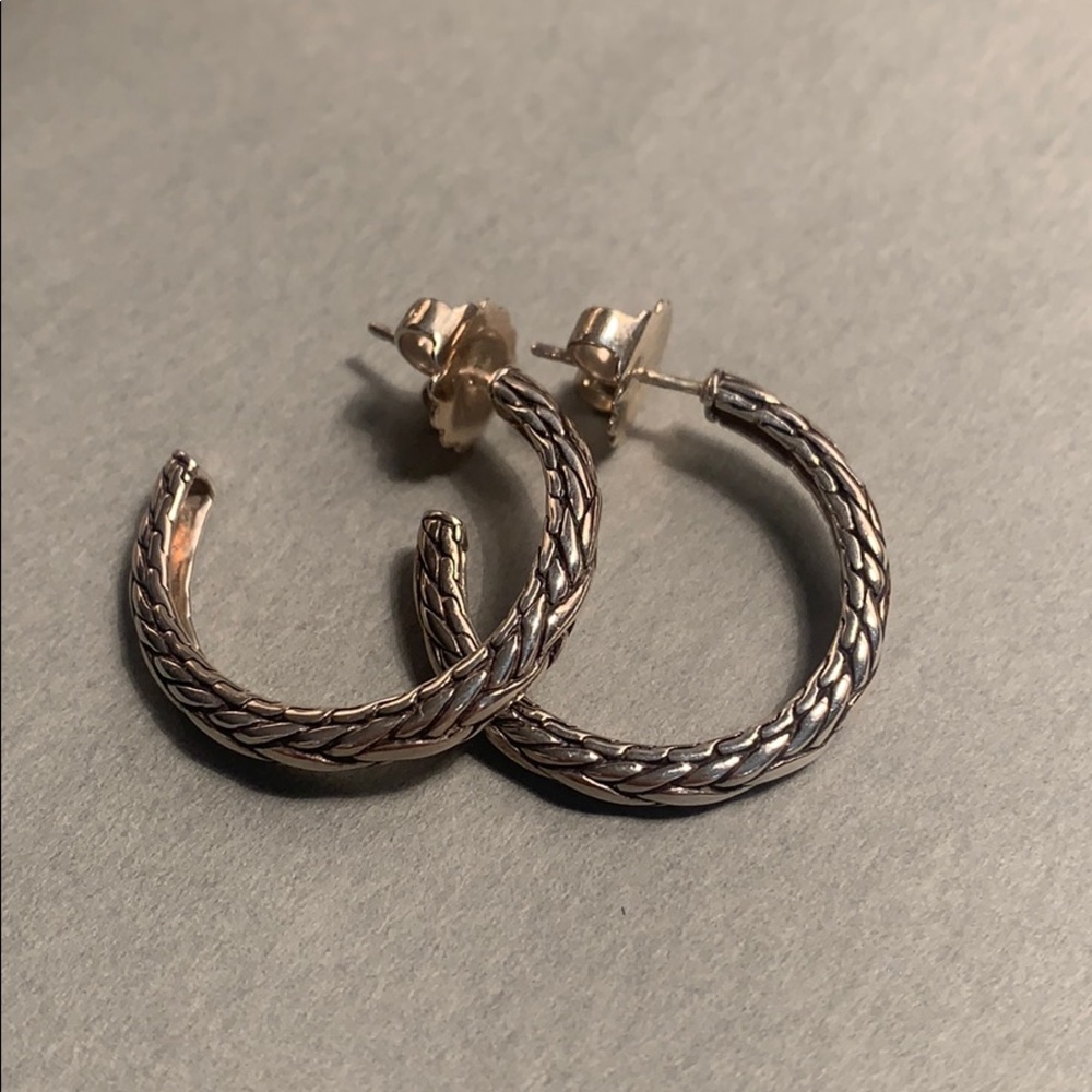 John Hardy hoop earrings